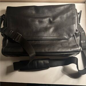 Tumi black Messenger Bag